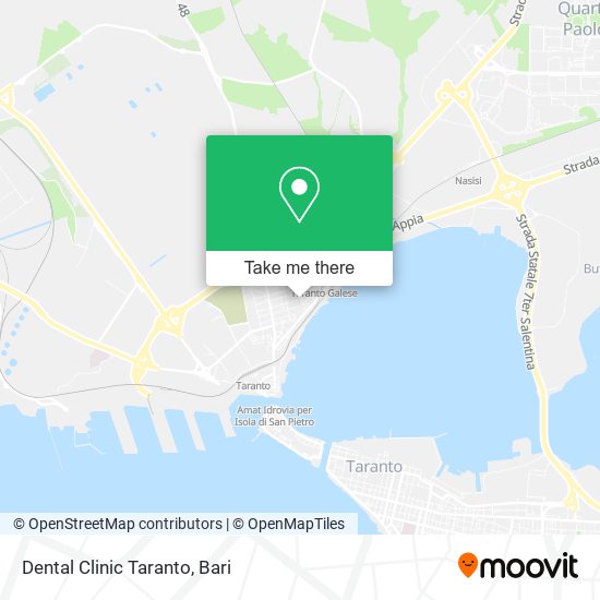 Dental Clinic Taranto map