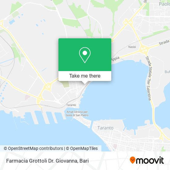 Farmacia Grottoli Dr. Giovanna map