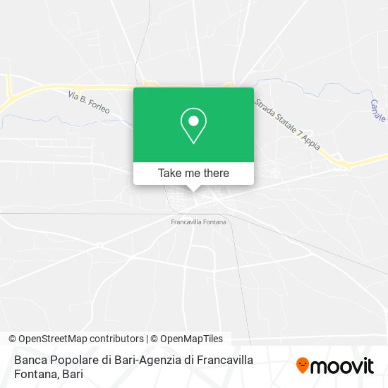 Banca Popolare di Bari-Agenzia di Francavilla Fontana map