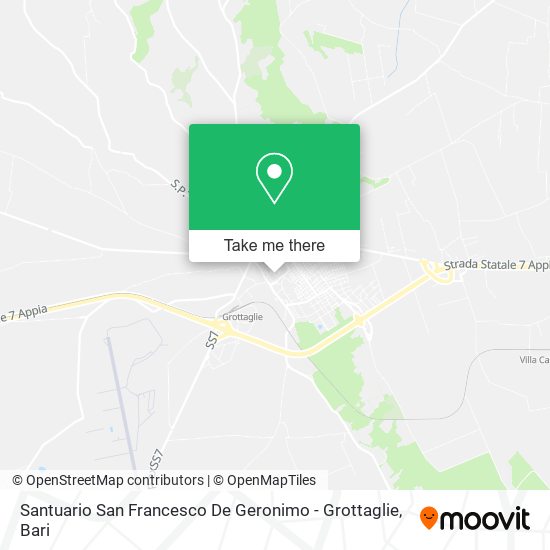 Santuario San Francesco De Geronimo - Grottaglie map