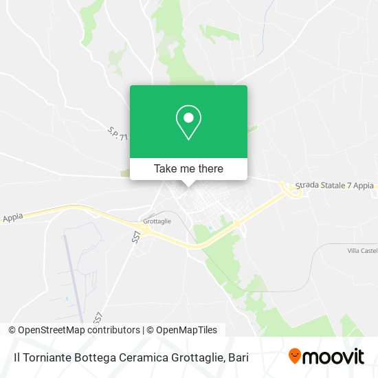 Il Torniante Bottega Ceramica Grottaglie map