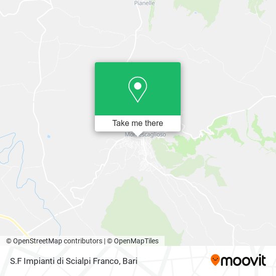 S.F Impianti di Scialpi Franco map