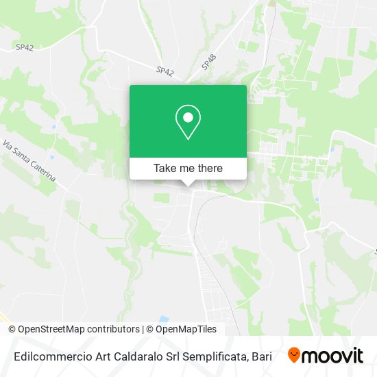 Edilcommercio Art Caldaralo Srl Semplificata map