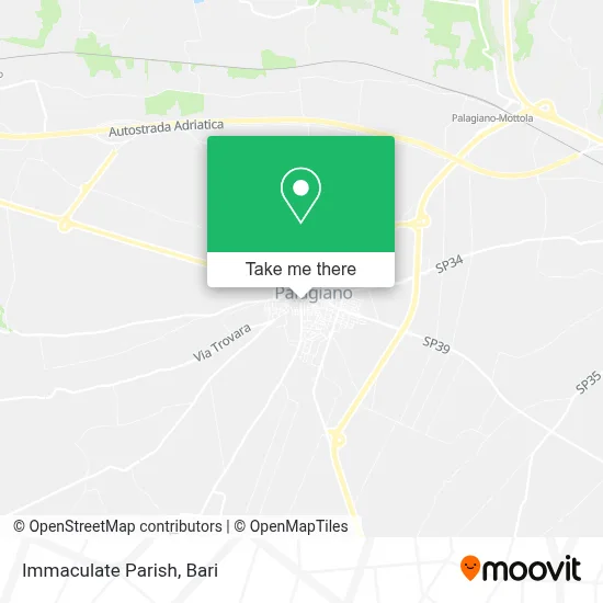 Immaculate Parish map