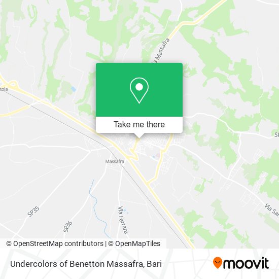 Undercolors of Benetton Massafra map