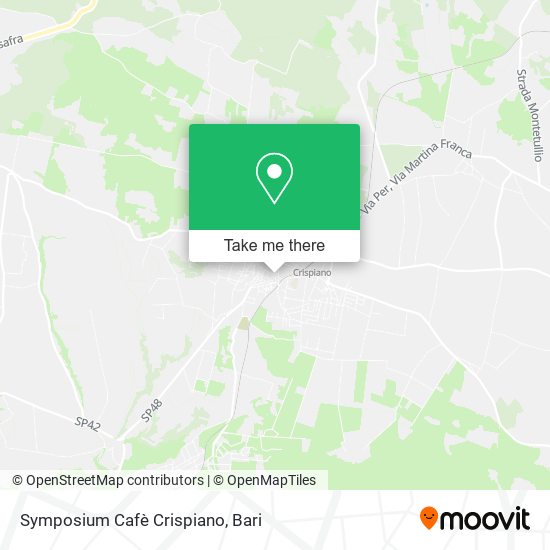 Symposium Cafè Crispiano map