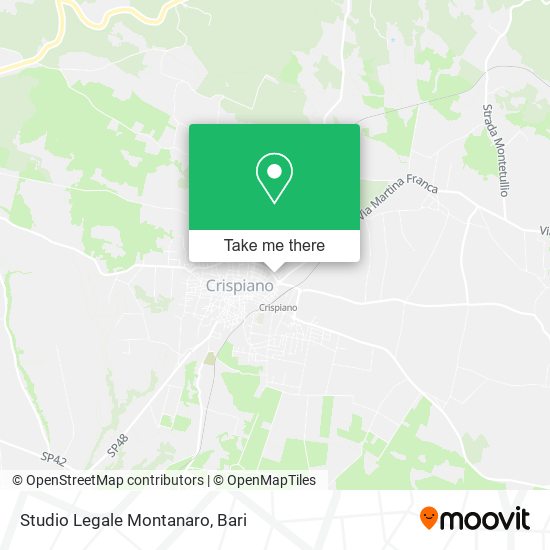 Studio Legale Montanaro map