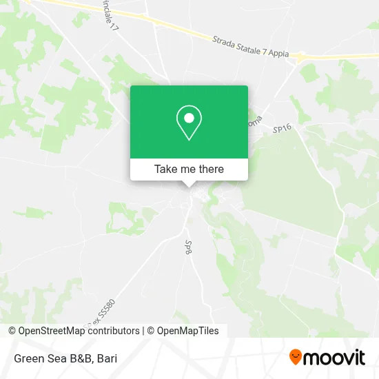 Green Sea B&B map