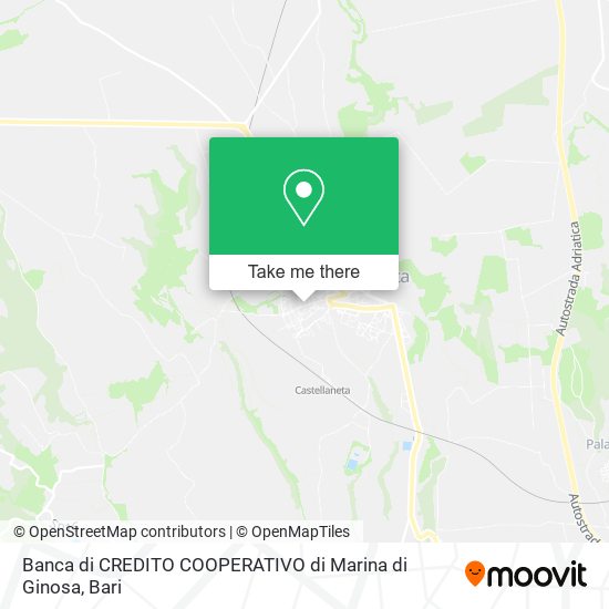 Banca di CREDITO COOPERATIVO di Marina di Ginosa map