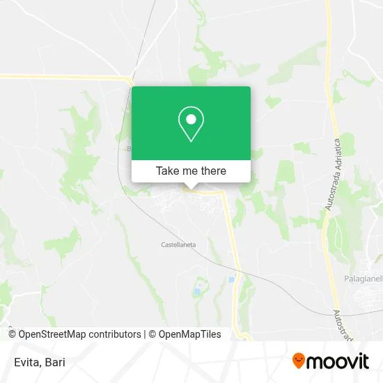 Evita map