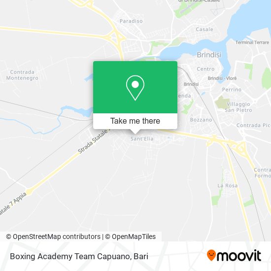Boxing Academy Team Capuano map