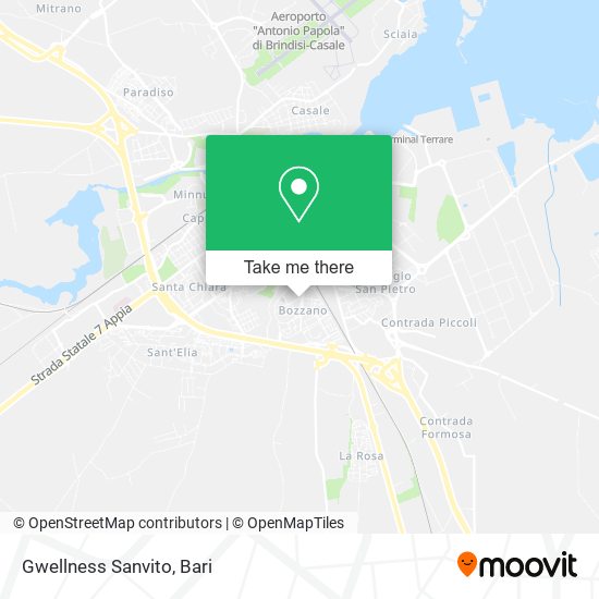 Gwellness Sanvito map