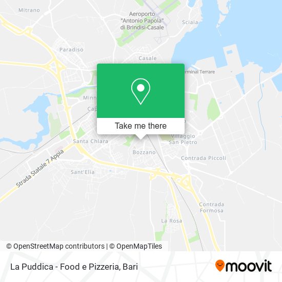 La Puddica - Food e Pizzeria map