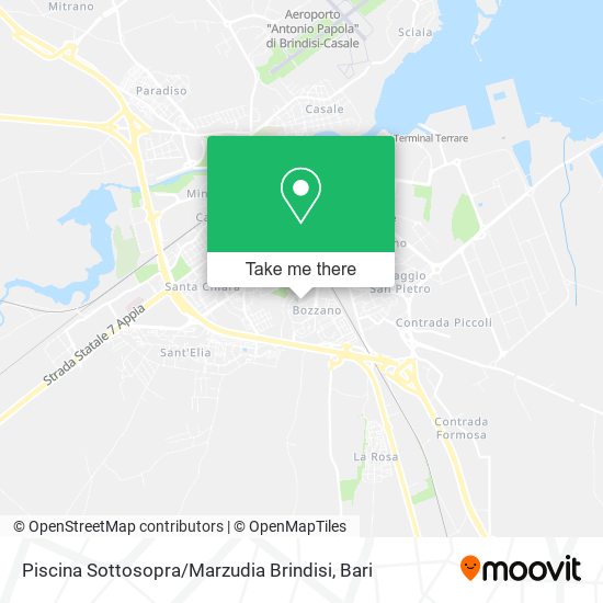 Piscina Sottosopra / Marzudia Brindisi map
