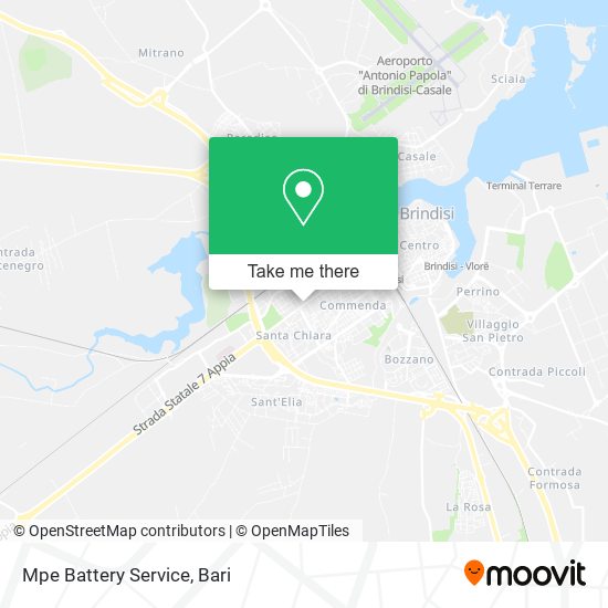 Mpe Battery Service map