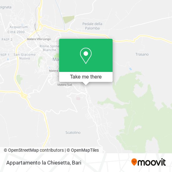 Appartamento la Chiesetta map
