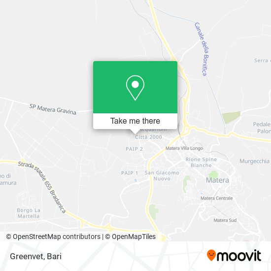 Greenvet map