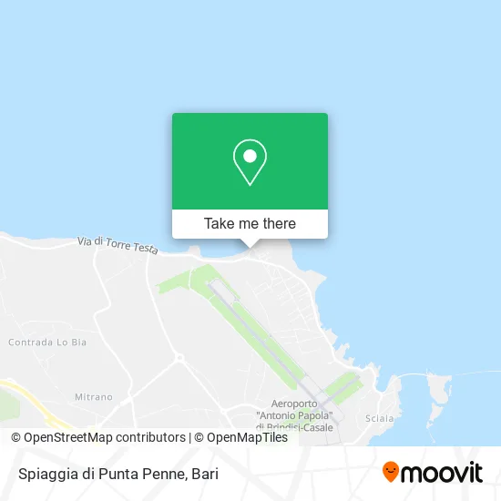 Spiaggia di Punta Penne map