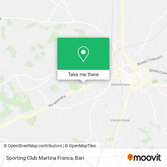 Sporting Club Martina Franca map