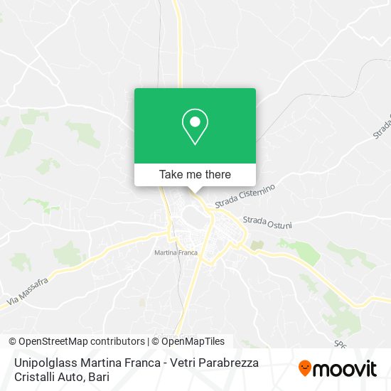 Unipolglass Martina Franca - Vetri Parabrezza Cristalli Auto map