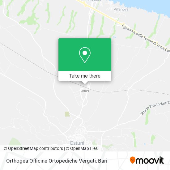 Orthogea Officine Ortopediche Vergati map