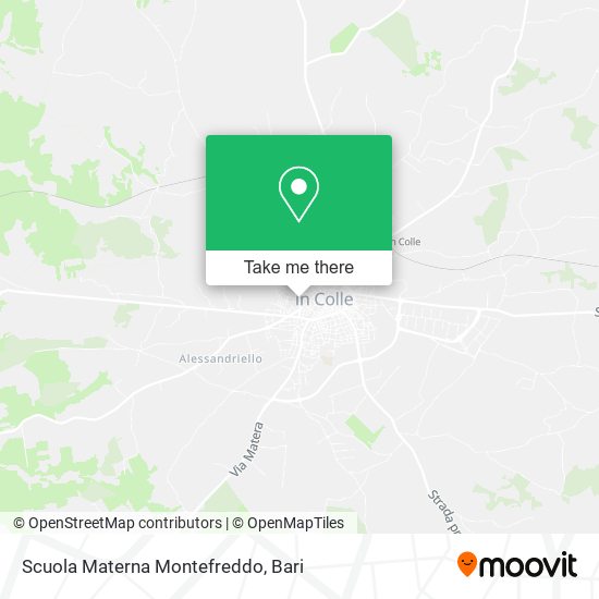 Scuola Materna Montefreddo map