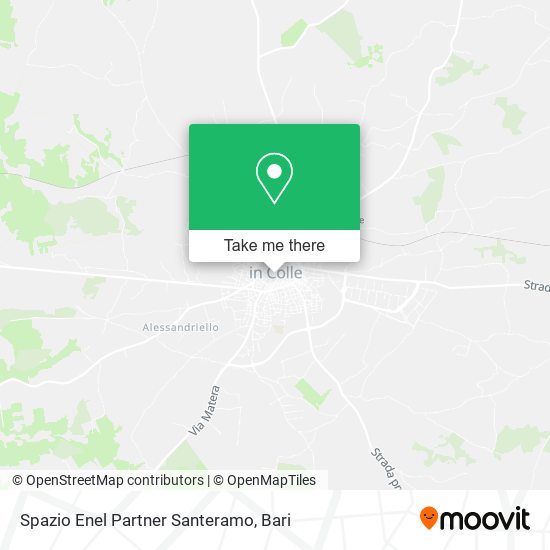 Spazio Enel Partner Santeramo map