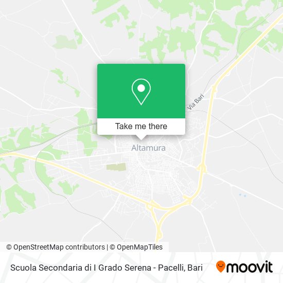 Scuola Secondaria di I Grado Serena - Pacelli map