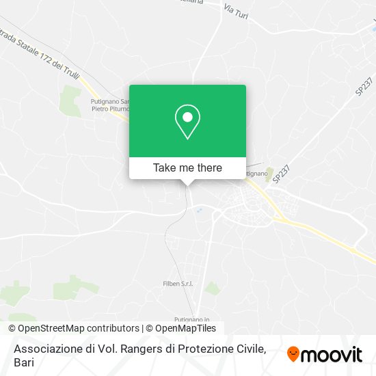 Associazione di Vol. Rangers di Protezione Civile map