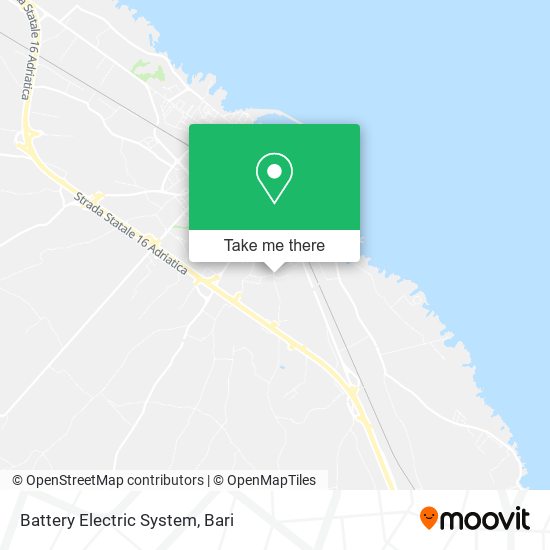 Battery Electric System map
