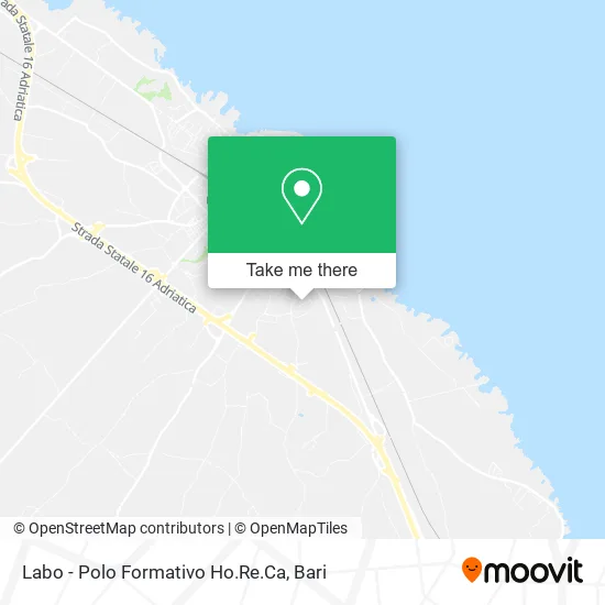 Labo - Ho.Re.Ca Training Pole map