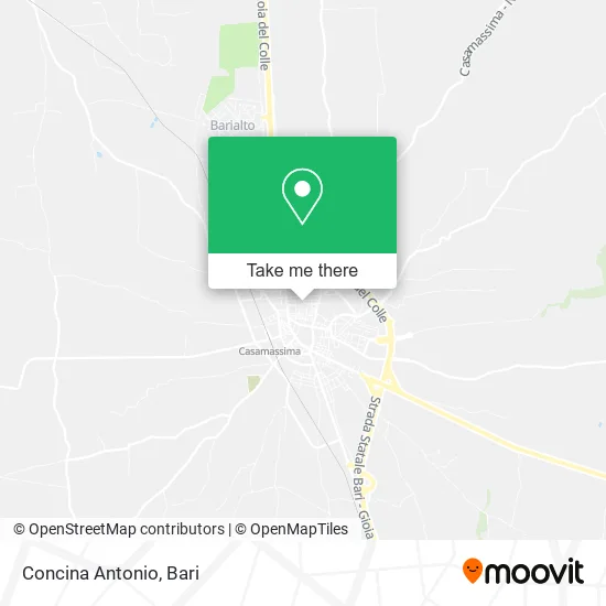 Concina Antonio map