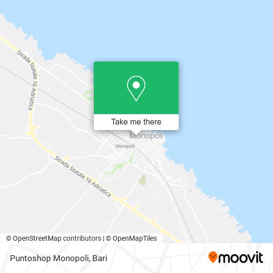 Puntoshop Monopoli map