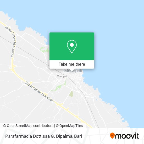 Parafarmacia Dott.ssa G. Dipalma map