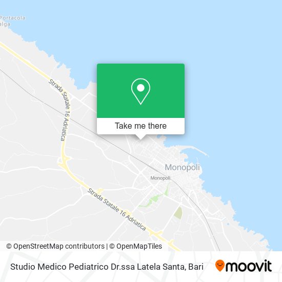 Studio Medico Pediatrico Dr.ssa Latela Santa map