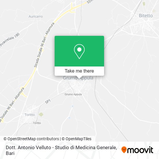 Dott. Antonio Velluto - Studio di Medicina Generale map