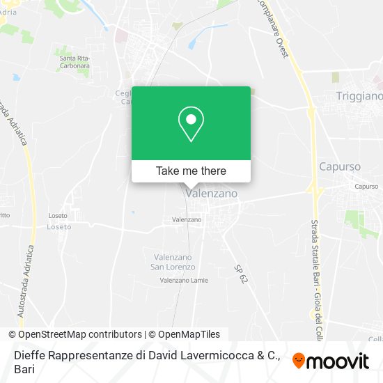 Dieffe Rappresentanze di David Lavermicocca & C. map