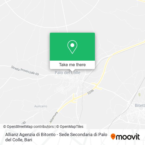 Allianz Agenzia di Bitonto - Sede Secondaria di Palo del Colle map