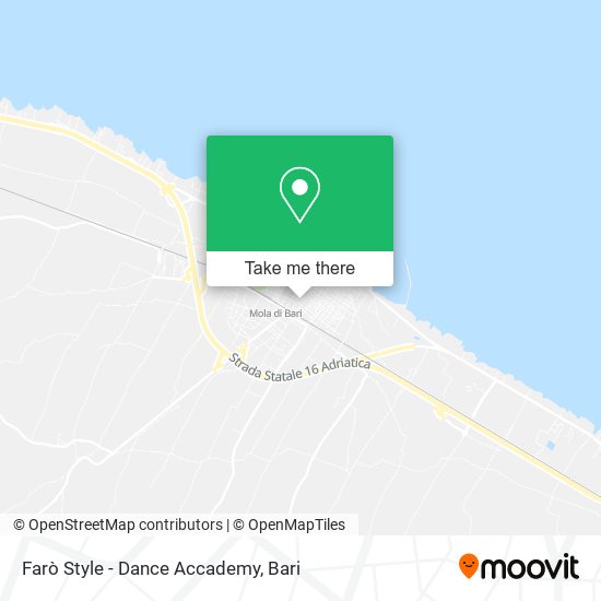 Farò Style - Dance Accademy map
