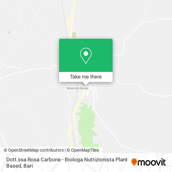 Dott.ssa Rosa Carbone - Biologa Nutrizionista Plant Based map