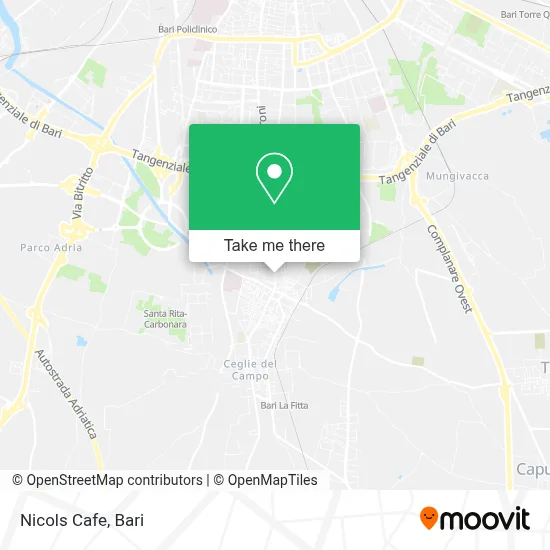 Nicols Cafe map