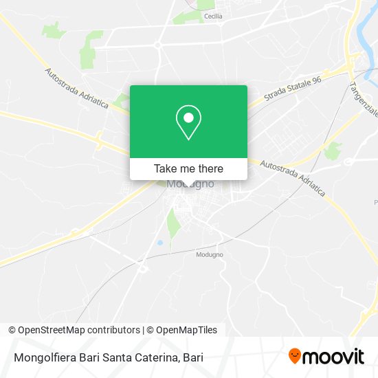 Mongolfiera Bari Santa Caterina map