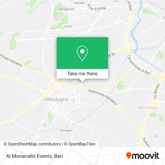 Al Monacello Events map