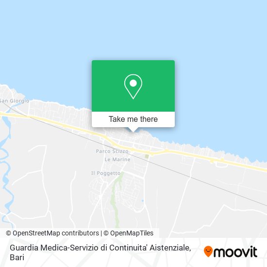 Guardia Medica-Servizio di Continuita' Aistenziale map