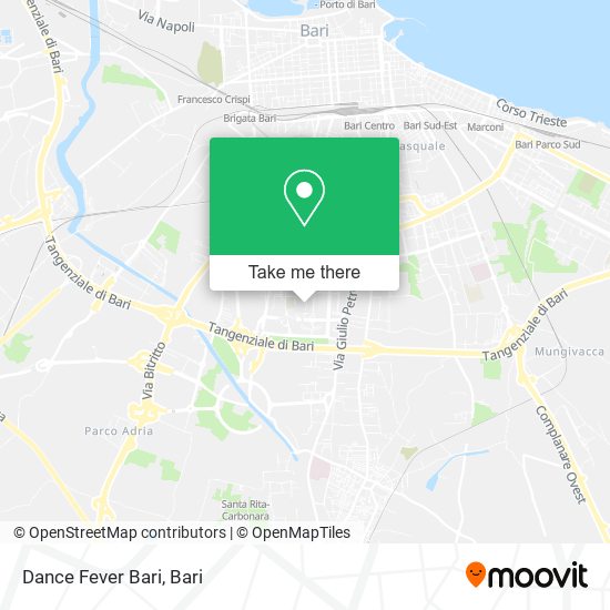 Dance Fever Bari map