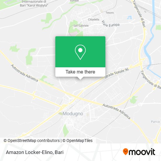 Amazon Locker-Elino map