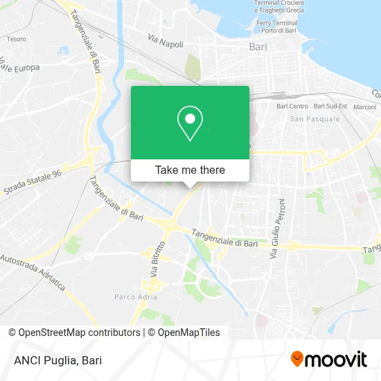 ANCI Puglia map