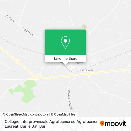 Collegio Interprovinciale Agrotecnici ed Agrotecnici Laureati Bari e Bat map