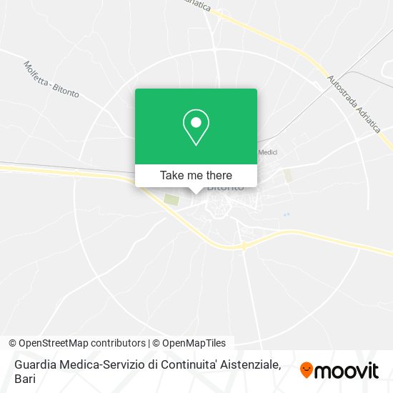 Guardia Medica-Servizio di Continuita' Aistenziale map