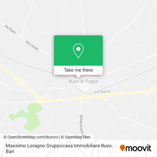 Massimo Loragno Gruppocasa Immobiliare Ruvo map
